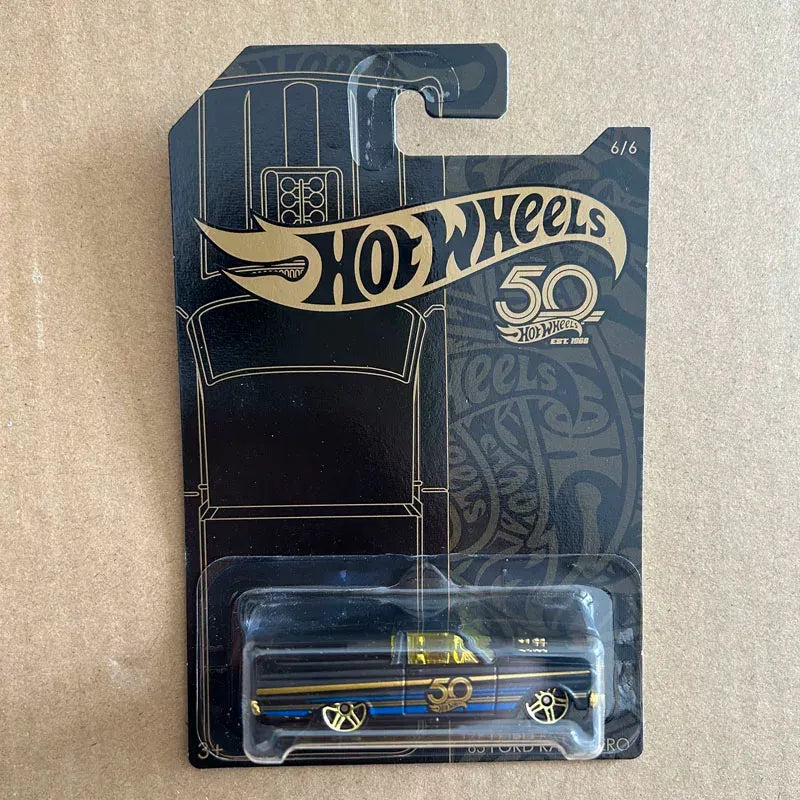 Hot Wheels 50th Anniversary Black and Gold Diecast Collection