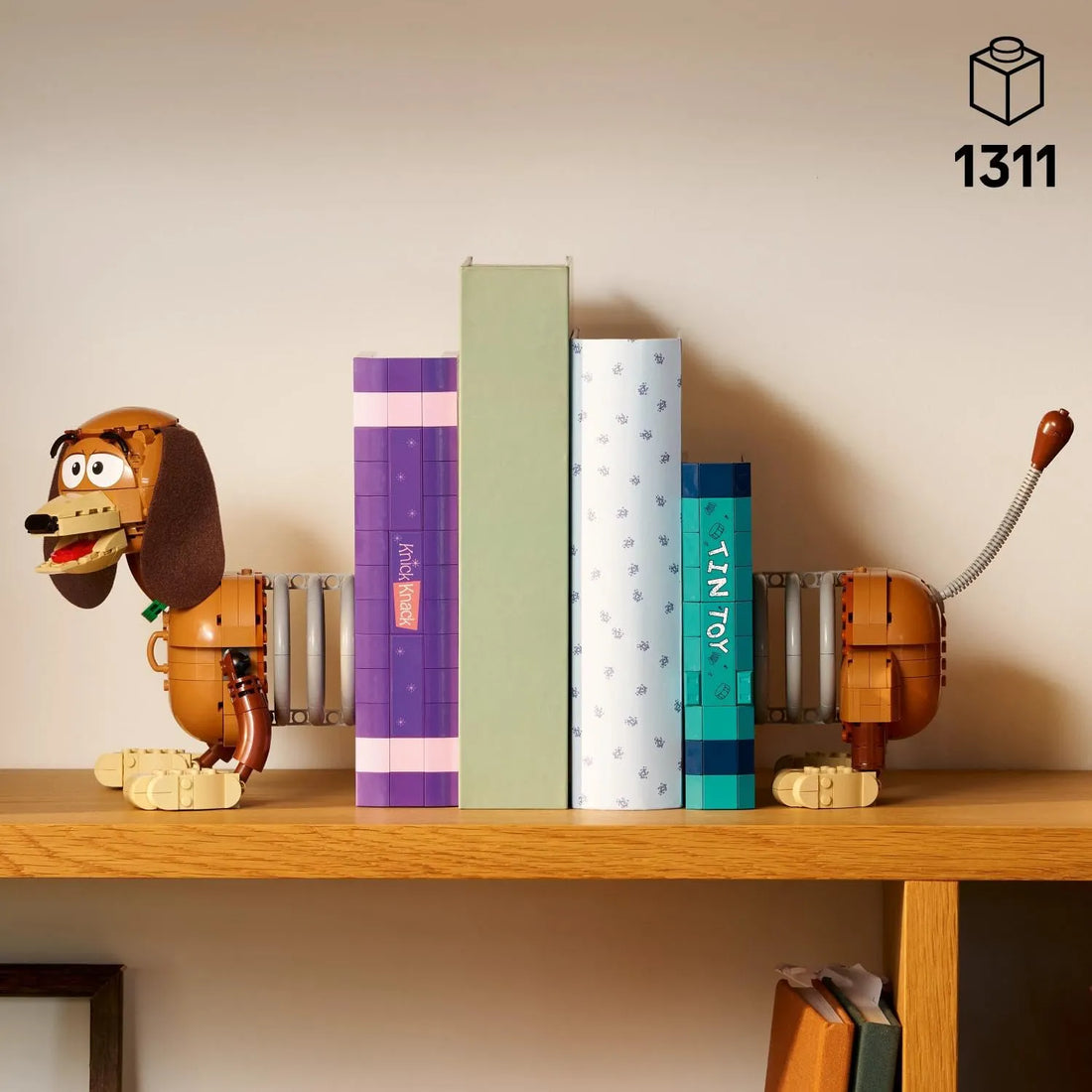 DZNY 43301 Slinky Dog Bookends Building Set (1311 Pcs)