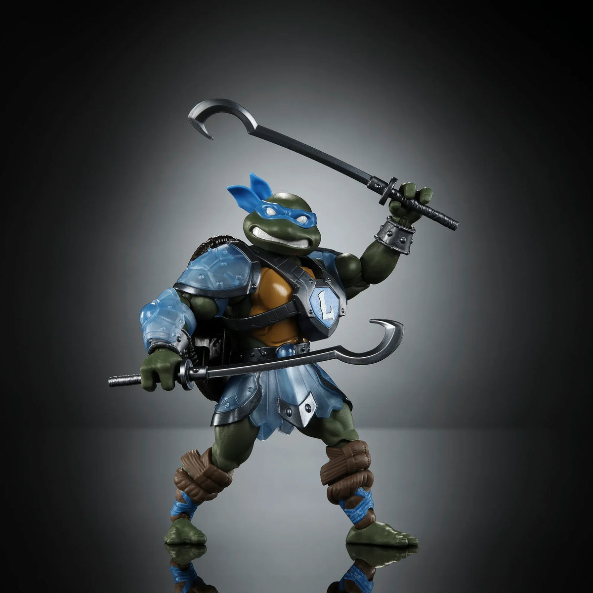 MOTU x TMNT Turtles of Grayskull Leonardo Figure