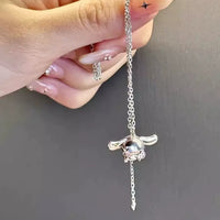 Cinnamoroll Floating Heart Lariat Pendant Necklace