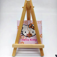 Sanrio Hello Kitty Pink Crystal Gemstone Rose Gold Pendant Necklace