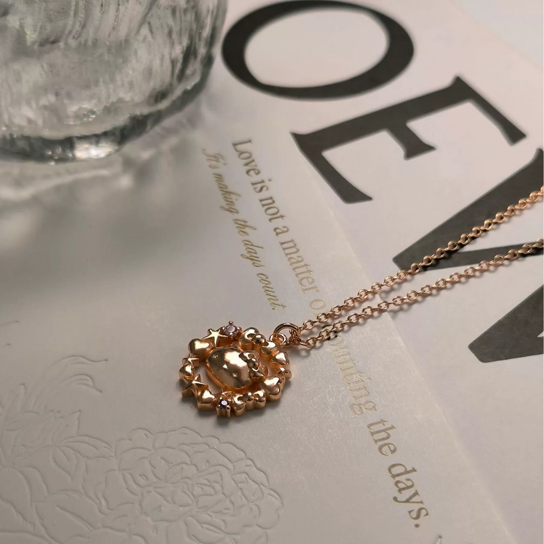 Hello Kitty Celestial Star and Heart Necklace