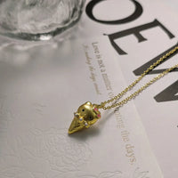 Sanrio Hello Kitty Ice Cream Cone Matte Necklace