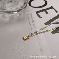 Sanrio Hello Kitty Lucky Amulet Tag Matte Necklace