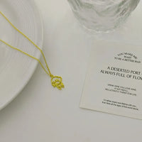 Sanrio Chiffon Fluffy Puppy Hollow Outline Necklace
