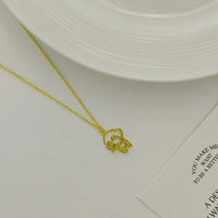 Sanrio Chiffon Fluffy Puppy Hollow Outline Necklace