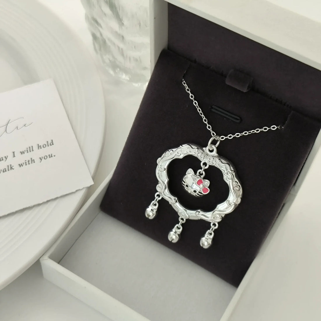 Sanrio Hello Kitty Auspicious Ruyi Longevity Lock Necklace