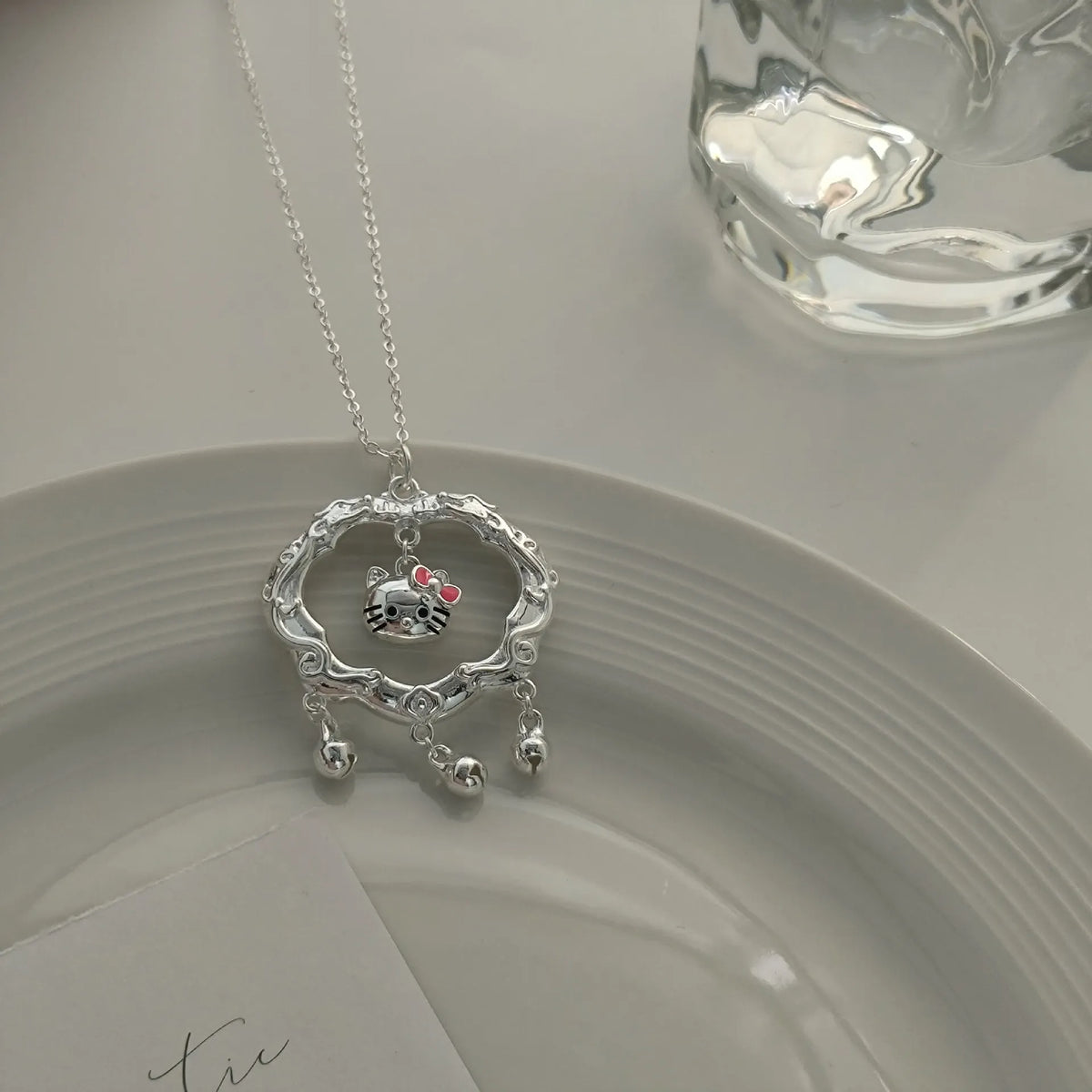 Sanrio Hello Kitty Auspicious Ruyi Longevity Lock Necklace