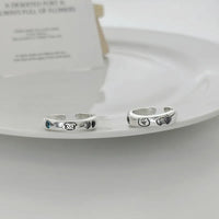 Playful Cartoon Doodle Couple Rings (Set of 2)
