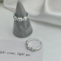 Chiikawa Trio Hachiware Silver Rings (Set of 2)