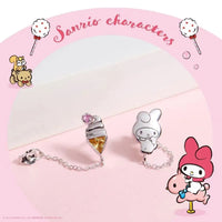Sanrio x Story+ Cinnamoroll Milk and Ice Cream Drop Earrings