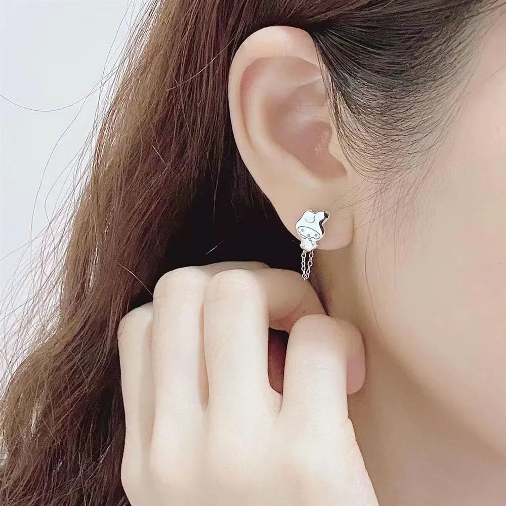 Sanrio x Story+ Cinnamoroll Milk and Ice Cream Drop Earrings