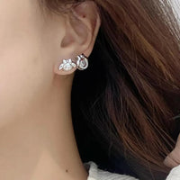 Sanrio My Melody Ribbon Bow Stud Earrings