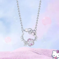 Sanrio Hello Kitty Sakura Blossom Pearl Necklace