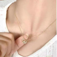 Sanrio Hello Kitty Dancing Heartbeat Crystal Silhouette Necklace