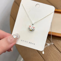 Sanrio Hello Kitty Frosted 3D Pendant Necklace