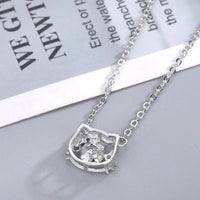 Sanrio Hello Kitty Sparkling Crystal Pendant Necklace