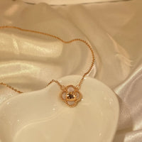 Sanrio Hello Kitty Lucky Four-Leaf Clover Pendant Necklace