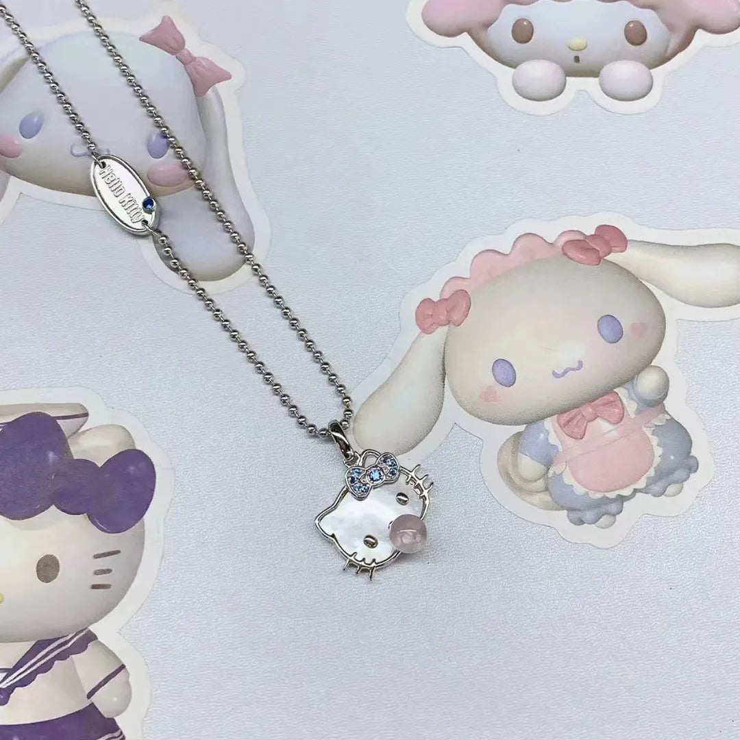 Sanrio Hello Kitty Bubblegum Charm Ball Necklace