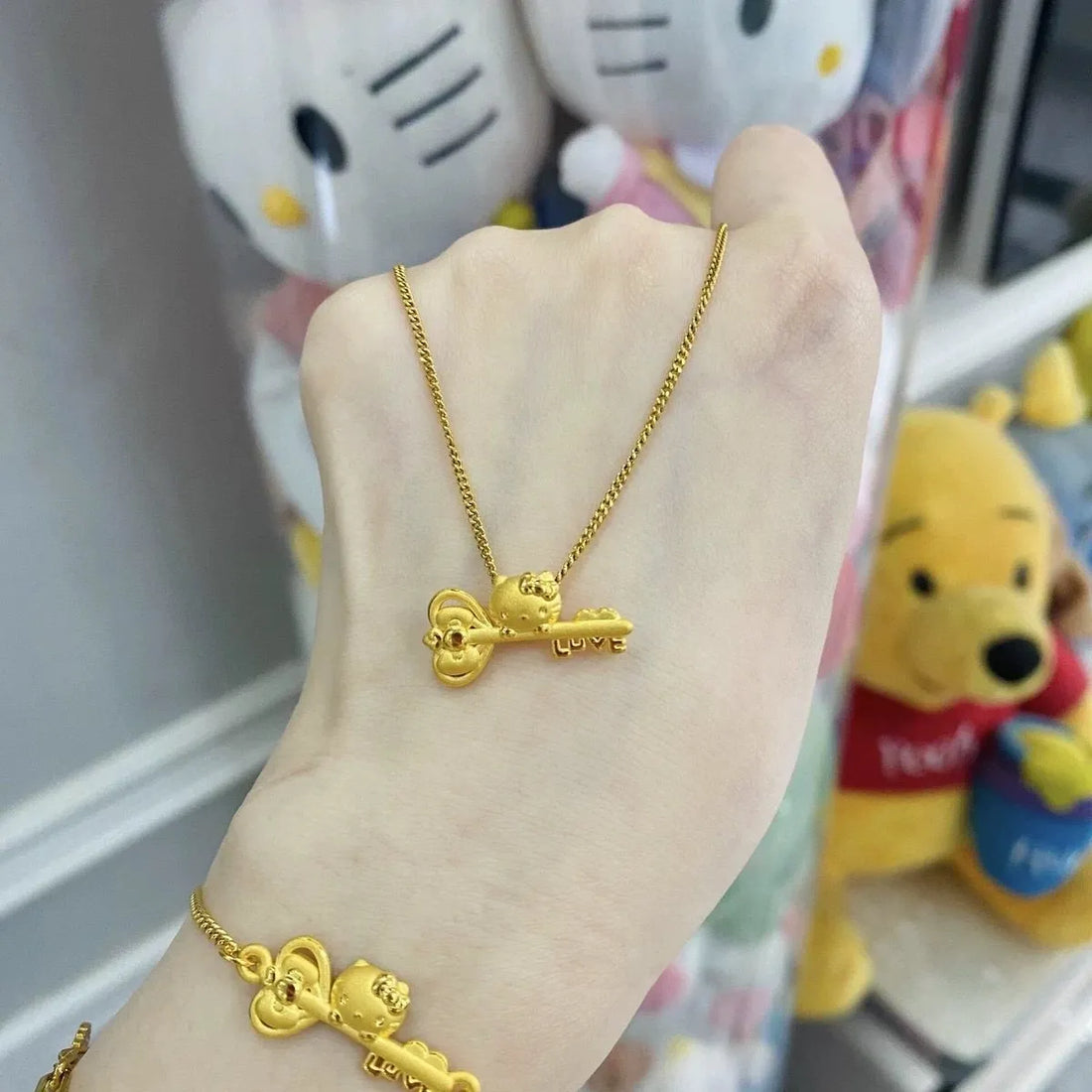 Sanrio Hello Kitty Key to Love Necklace
