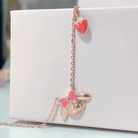 Sanrio My Melody Strawberry Charm Pendant Necklace