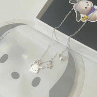 Pochacco Pearl Star Accent Pendant Necklace