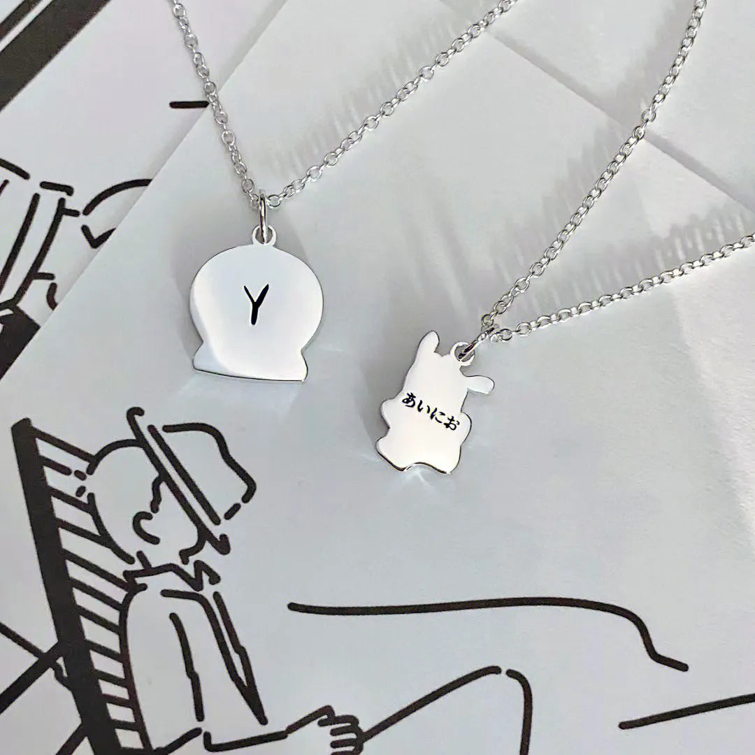 Pochacco Playful Paw Silver Pendant Necklace