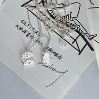 Pochacco Playful Paw Silver Pendant Necklace