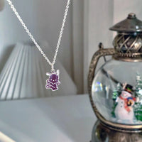 Pochacco Playful Paw Silver Pendant Necklace