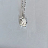 Pochacco Playful Paw Silver Pendant Necklace
