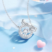 Cinnamoroll Dancing Crystal Halo Pendant Necklace