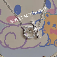 Cinnamoroll Dancing Crystal Halo Pendant Necklace