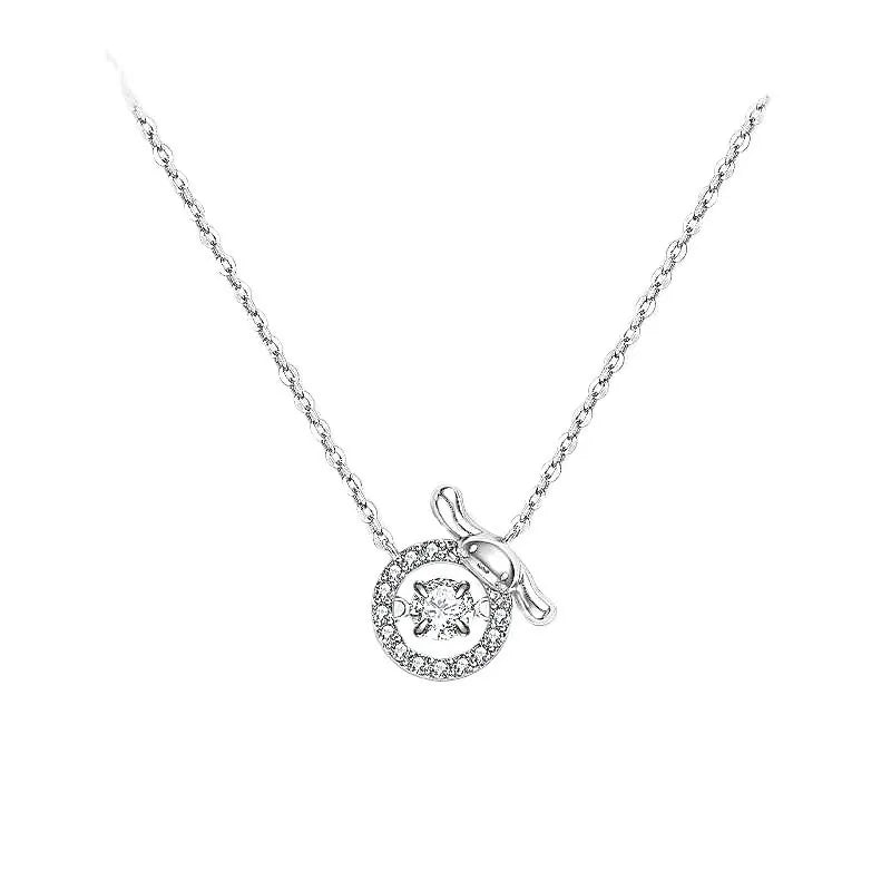 Cinnamoroll Dancing Crystal Halo Pendant Necklace