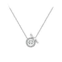 Cinnamoroll Dancing Crystal Halo Pendant Necklace