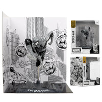 Marvel Spiderman B&W Comic Sketch Edition Figure (18 cm)