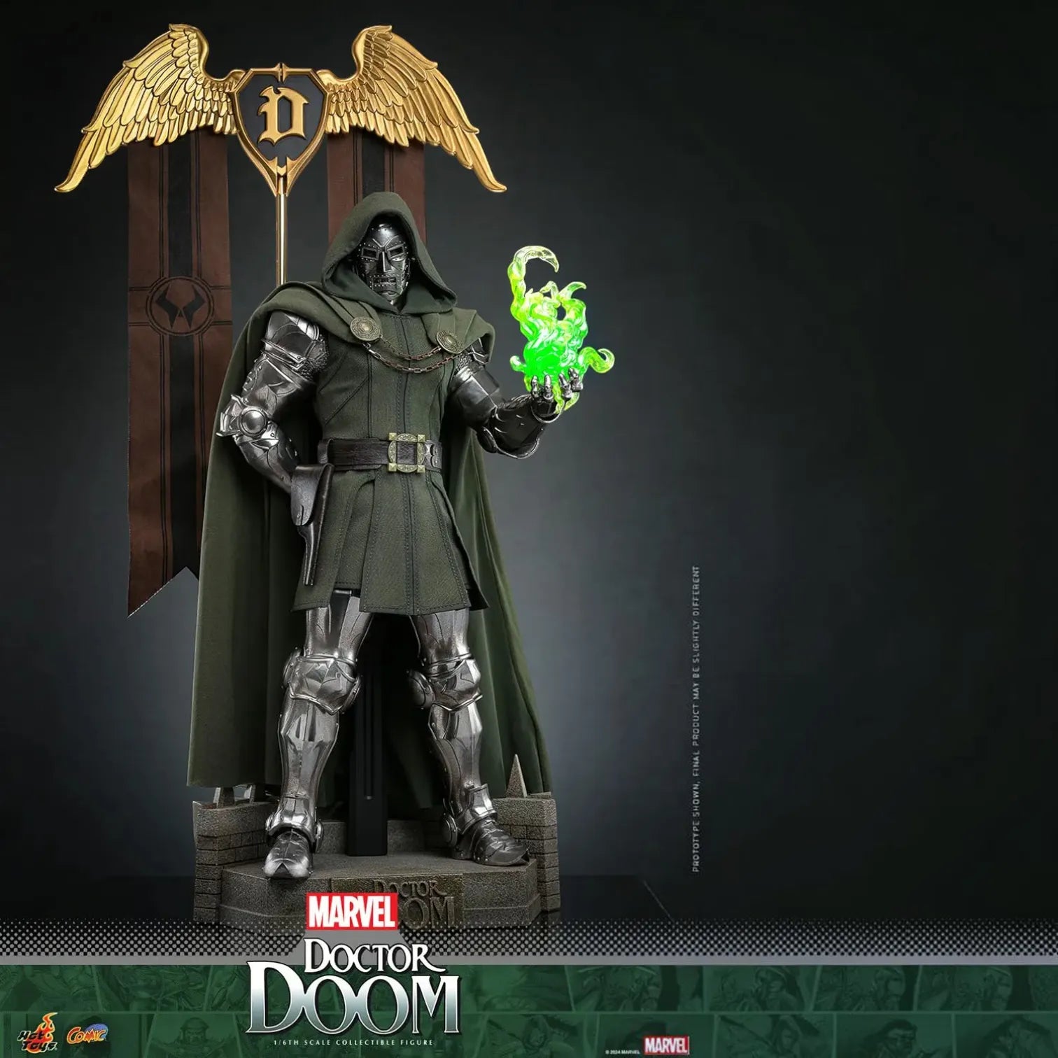 Hot Toys Marvel Fantastic Four Doctor Doom Figure (30 cm)