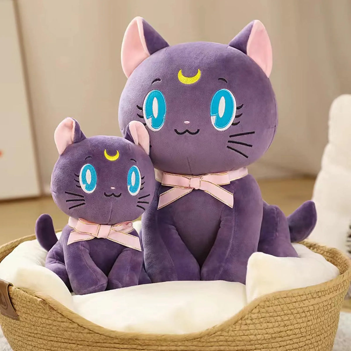 Sailor Moon Luna Cat Plush Toy (25 cm)