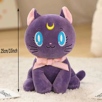 Sailor Moon Luna Cat Plush Toy (25 cm)