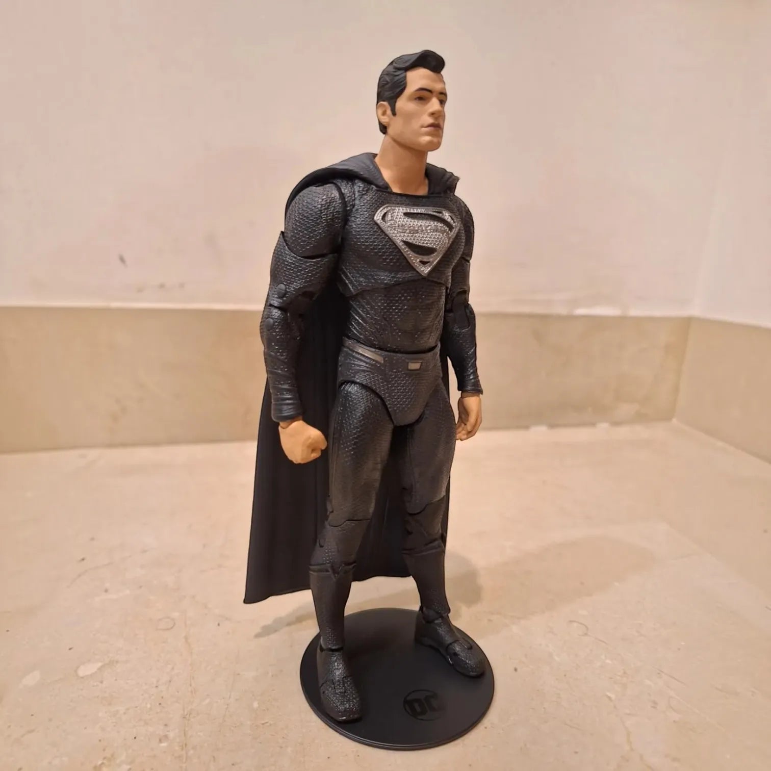McFarlane DC Justice League Black Superman Figure (18 cm)