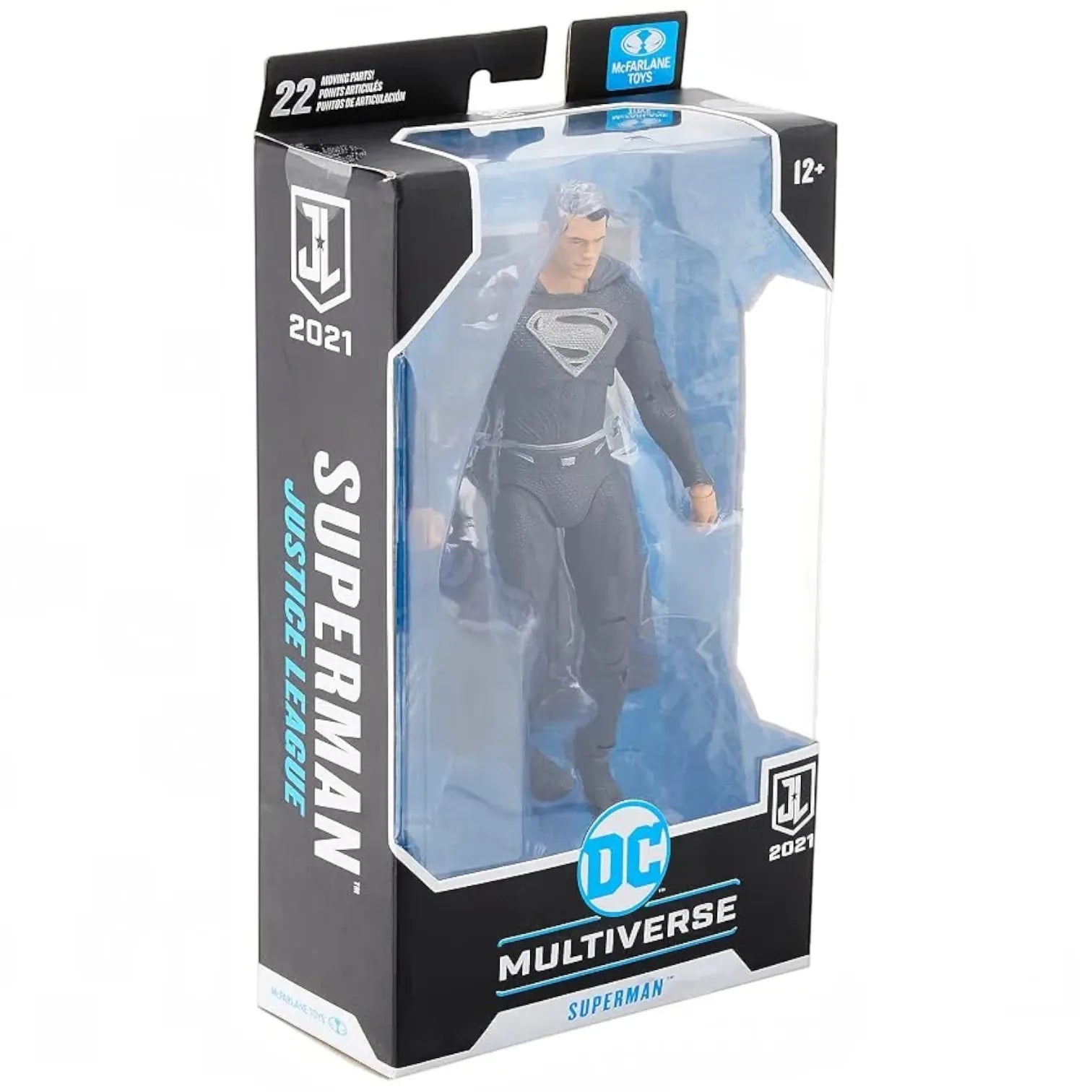 McFarlane DC Justice League Black Superman Figure (18 cm)