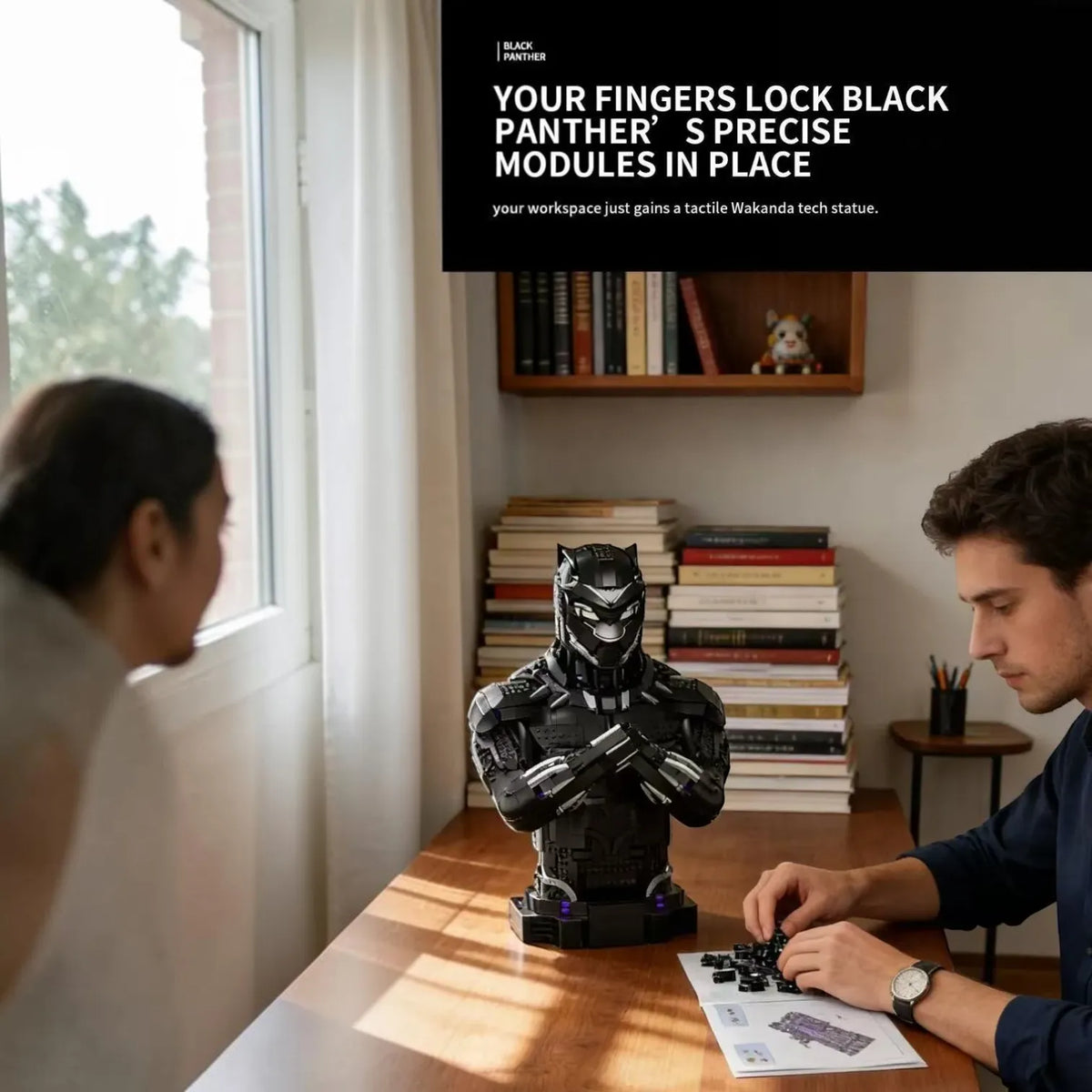 STACKO BRICKS 16002 Black Panther Building Set (3060 Pcs)
