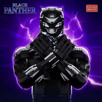 STACKO BRICKS 16002 Black Panther Building Set (3060 Pcs)
