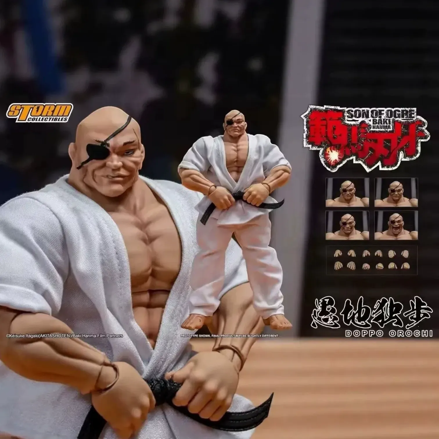 Storm Collectibles Baki Hanma Doppo Orochi Figure (18 cm)
