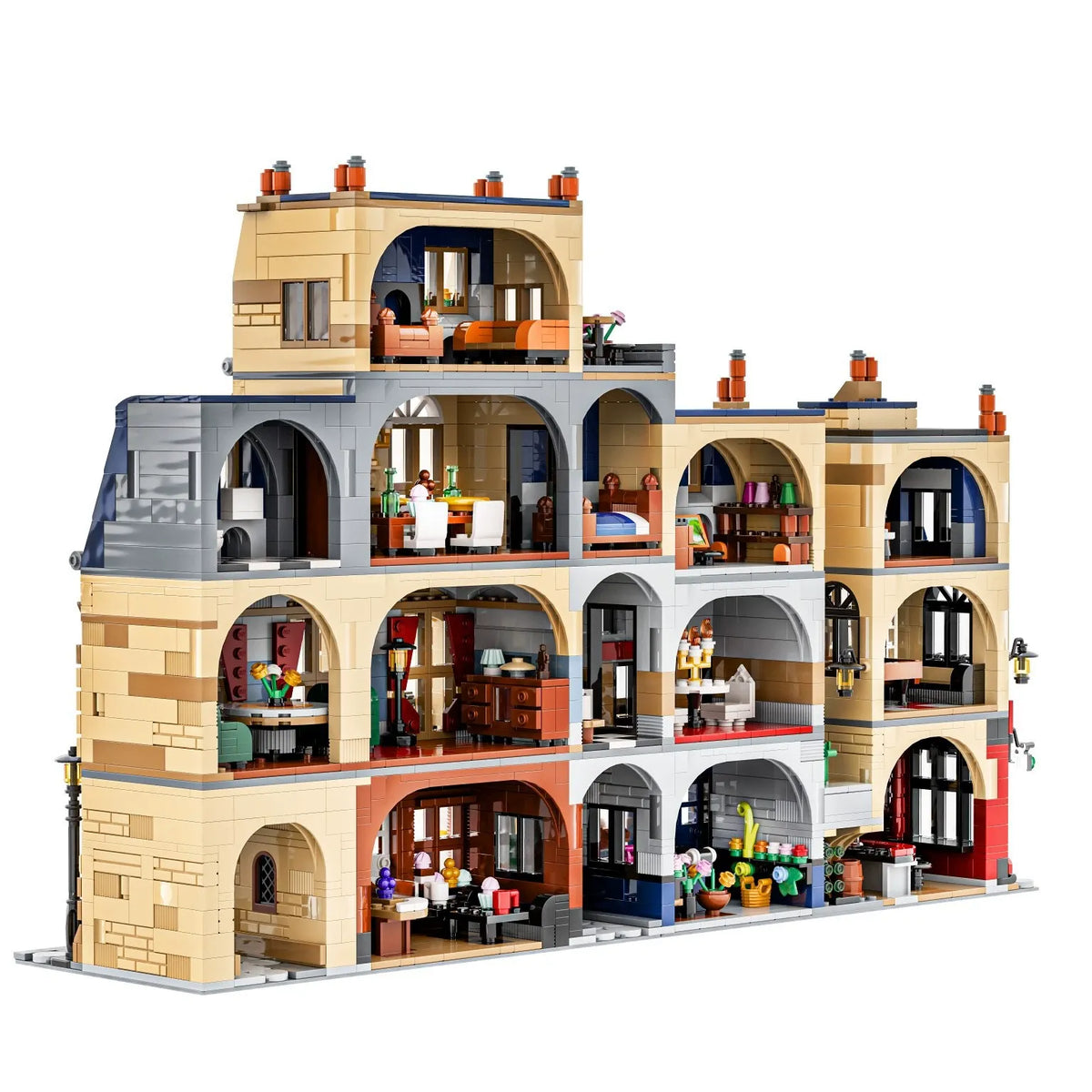BrickLink 910032 Parisian Street Modular Building Set (3532 Pcs)