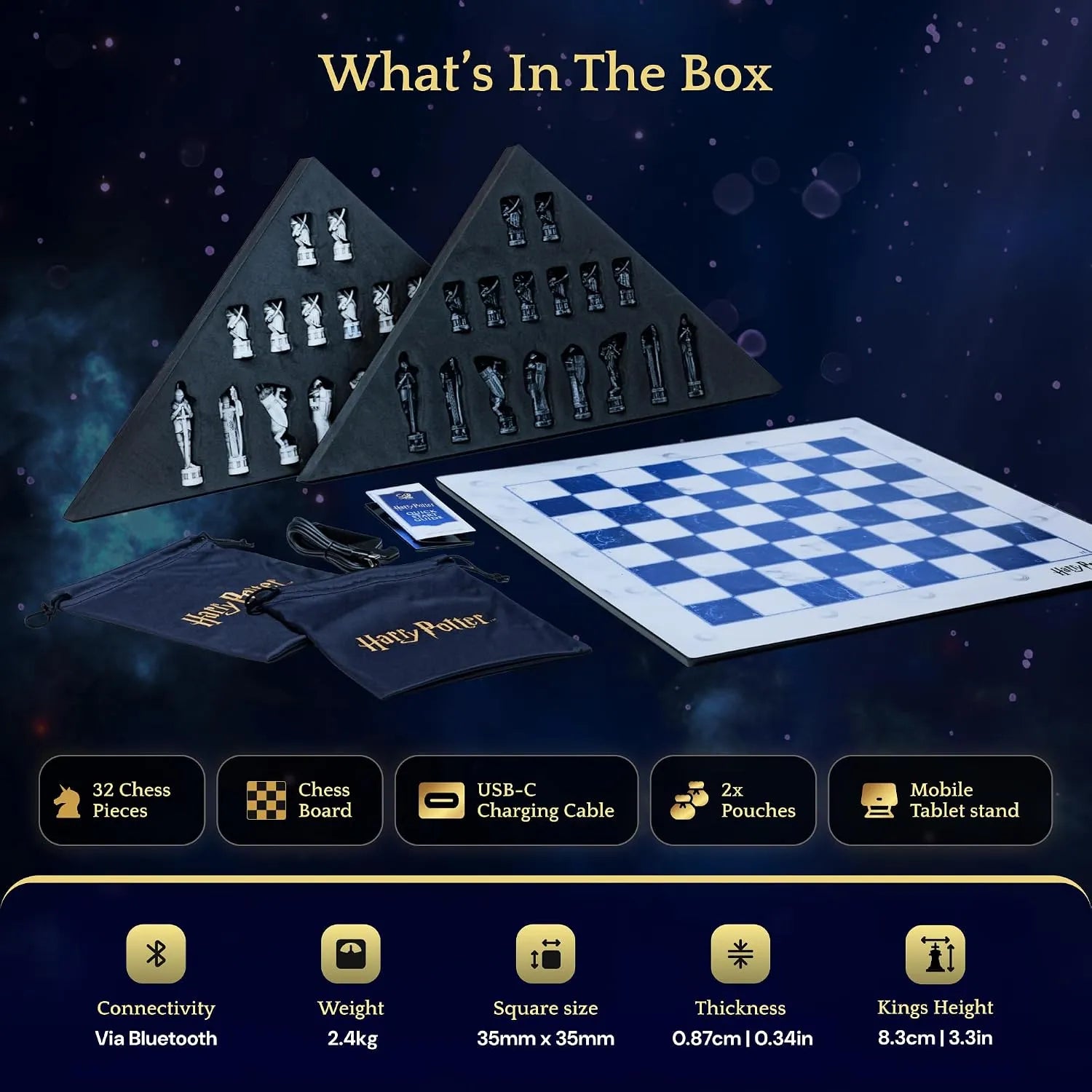 GoChess Harry Potter Smart Wizard Chess Board