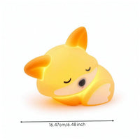Sleeping Fox Soft Touch Dimmable Night Light