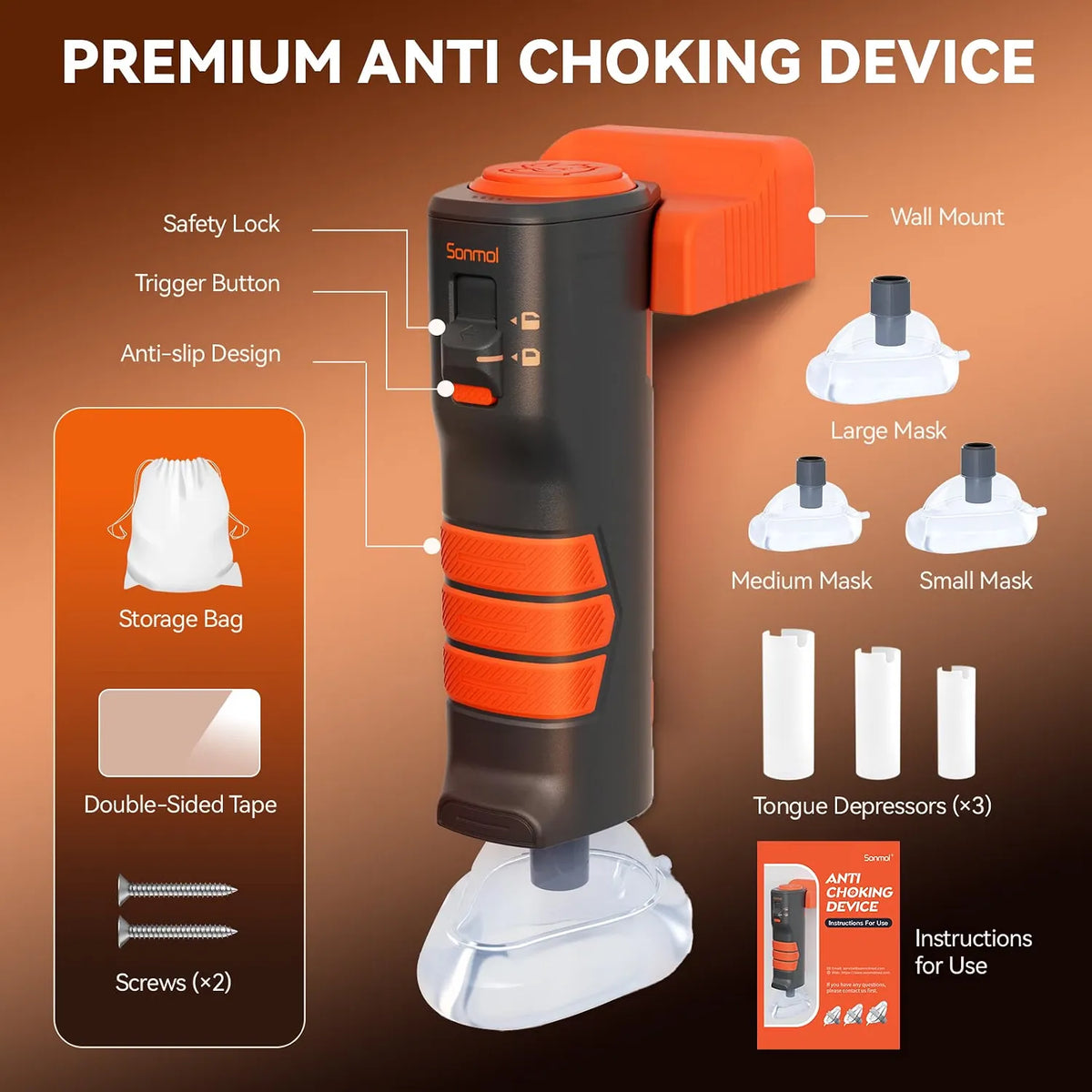 Heimlich Emergency Choking Rescue Device