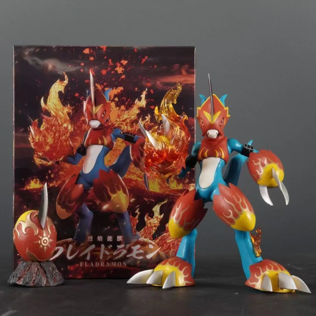 Digimon Flamedramon Fire of Courage Statue (17 cm)