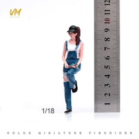VM 1/64 Mechanic Girl Hand-Painted Miniature Figure