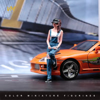 VM 1/64 Mechanic Girl Hand-Painted Miniature Figure